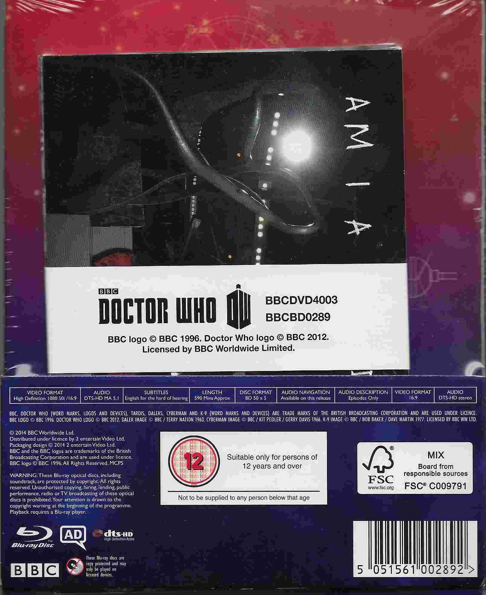 Picture of BBCBD 0289 Doctor Who - Series 8 boxed set by artist Various from the BBC records and Tapes library